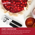 thumbnail image 4 of Swing-A-Way 407B Portable Can Opener, Features an Ergonimic Handle for Optimal Comfort, and Built-in Bottle Opener for a 2-in-1 Tool, Durable Cutting Wheel, Black, 4 of 5