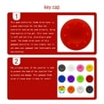 thumbnail image 2 of Langgg Lot de 2 Capuchons de Joystick en Silicone pour Manette de Jeu Accessoires de Contrôleur Pièces de Remplacement Remplacement pour Xbox One Rouge, 2 of 6