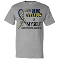 thumbnail image 3 of Inktastic I Wear Blue and Yellow for Myself- Down Syndrome awareness T-Shirt, 3 of 5