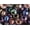 Assorted Metallic Iridescent, variant on John Bead Czech Glass Seed Beads 2/0 (500g) Transparent Luster Multicolored Bead