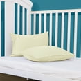 thumbnail image 5 of Flxxie 2 Pack Brushed Microfiber Toddler Pillowcases with Envelope Closure, Super Soft and Cozy Travel Pillow Covers, 14" x 20", Fits Pillows Sized 12"x16" 13"x18" 14"x19", Ivory, 5 of 5