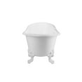 thumbnail image 2 of Monarch 72 Inch Cast Iron Double Slipper Clawfoot Tub - Rim Faucet Drillings - Monarch Feet, 2 of 2