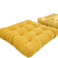 thumbnail image 1 of Almohada de suelo, almohada cuadrada de meditación para sentarse en el suelo, cojín de asiento grueso y sólido, cojín de meditación para yoga, sala de estar, sofá, balcón, al aire libre, 22.0 x 22.0, 1 of 8