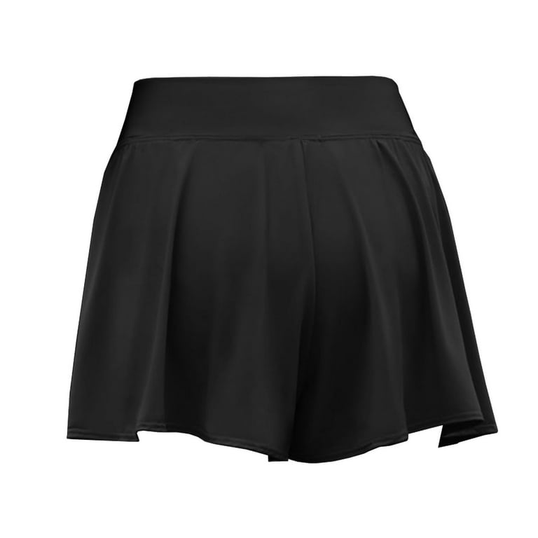 Grblisyd Girls Pleated Skirt High Waist Elastic Golf Skorts with