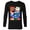 Black, variant on Disney Lilo & Stitch Christmas Holiday Stitch One More Sleep - Long Sleeve T-Shirt for Men - Customized-White