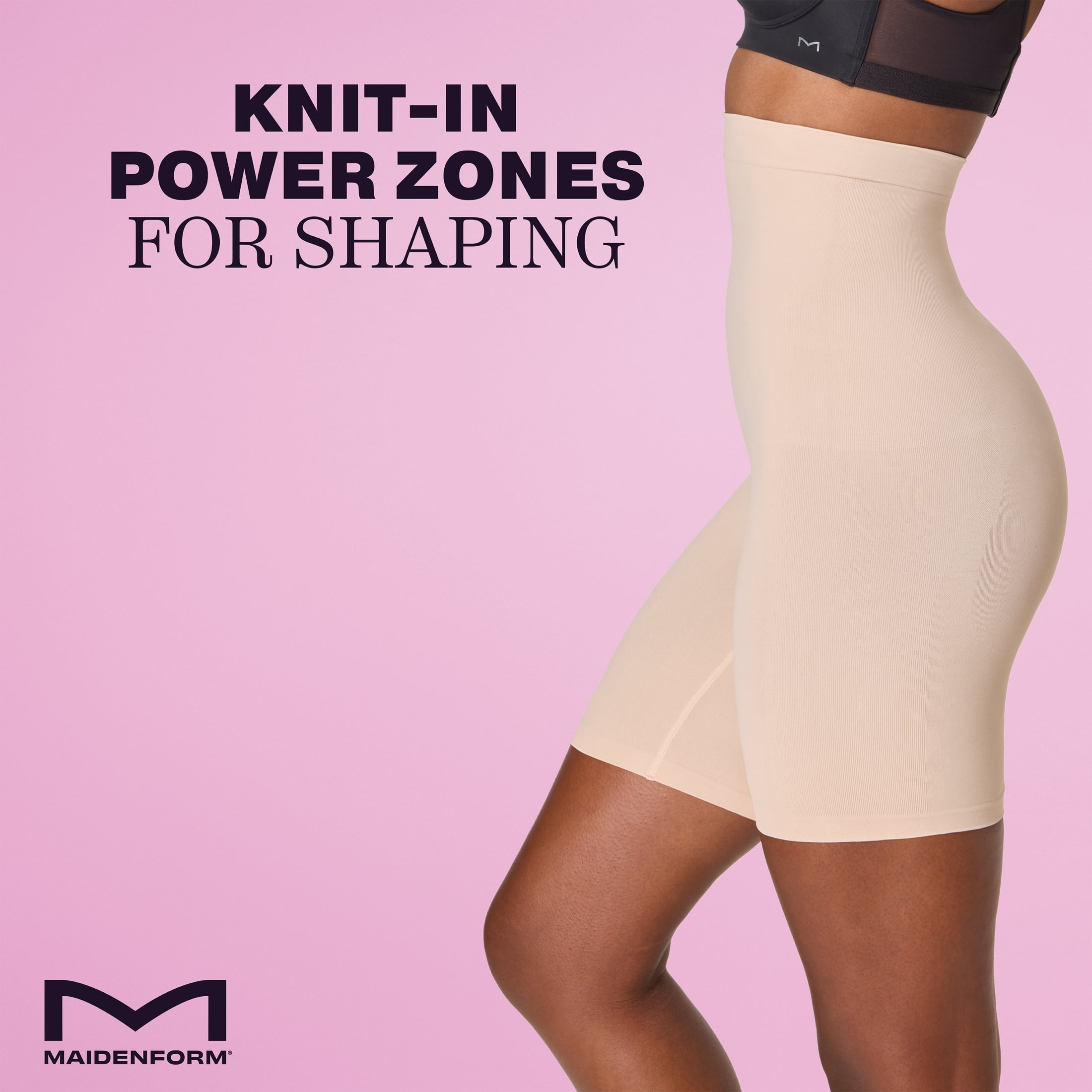 Maidenform Women's Shapewear Seamless Firm Control Thigh Slimmer, Sizes up to 3XL