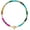 Colorful, variant on Amber Stone Beaded Gemstone Necklace for Women Boho Rainbow Bead Choker Neckalce Natural Stone Necklace[t9815]