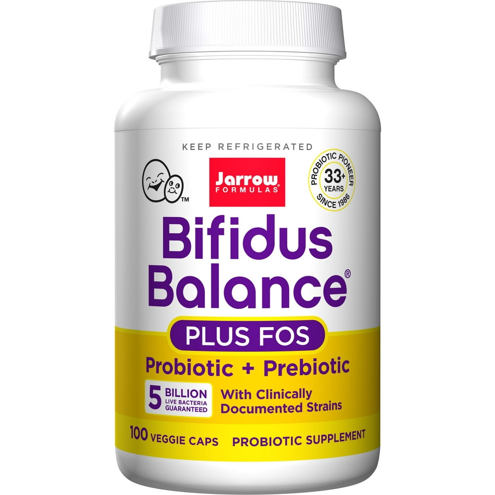 Jarrow Formulas Bifidus Balance +FOS, Digestive & GI Health, 5 Billion
