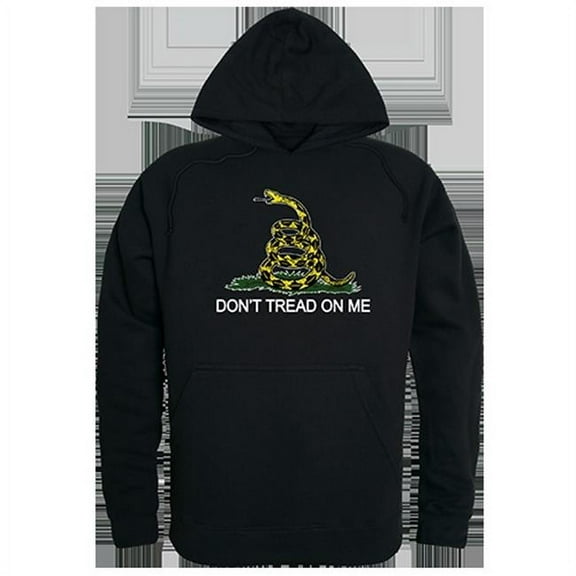 Gadsden Graphic Pullover Hoodie, Black - Medium