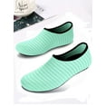 thumbnail image 5 of Gustave Unisex Barefoot Water Skin Shoes Strip Beach Sock Quick-Dry Aqua Water Socks For Beach Swim Surf Outdoor Exercise "S,Green", 5 of 9