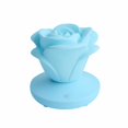 thumbnail image 1 of Night light rose flower night light USB charging desk lamp LED atmosphere silicone light blue, 1 of 5