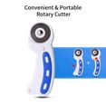 thumbnail image 4 of Máquina de corte rotatorio Cuchillas de 45 mm Ergonómicas de mango de caucho con cerradura de KW-trio Cortador de papel, 4 of 7