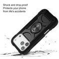 thumbnail image 3 of Kryonix for iPhone 17 Pro Case with Ring Holder, Durable Military-Grade Rugged Shock-Absorbing Silicone Rubber Protective Case with 360° Rotating Kickstand for Women and Girls, Pink/Yellow/Blue, 3 of 6