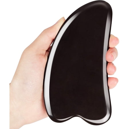 Gua Sha Massage Tool,Bian Stone Face Massager,Gua Sha Facial Tools,Guasha Tool for Face & Body,Big Enough Gua Sha Stone for Comfortably Hold,Face Sculpting Tool,Gua Sha Scraping Massage Tools (Heart)