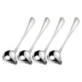 thumbnail image 1 of FONWILYO 4Pcs Small Stainless Steel Ladles with Pour Spout for Sauce and Gravy Serving, 1 of 8
