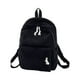 thumbnail image 1 of Qarigey de terciopelo, forro de poliéster de Color sólido, cremallera fácil de combinar, escolar universitaria para Mochilas Negro, 1 of 6