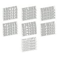 thumbnail image 4 of STIFFIE Alpha-Numeric Automotive Decal, Metallic Silver, 3", for Boats and Watercraft PWC, 4 of 8
