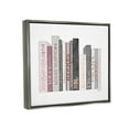 thumbnail image 5 of Stupell Industries Fashion Designer Bookstack Pink Grey Watercolor Luster Gray Framed Floating Canvas Wall Art, 16x20, by Amanda Greenwood, 5 of 9