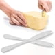 thumbnail image 1 of 2 Piezas Esparcidor de cuchillos de mantequilla Acero inoxidable, 3 en 1 Esparcidor de mantequilla de queso Rallador rizador con borde dentado, Rodillo defría Utensilios de cocina Herramientas oso de fresa Hogar, 1 of 5