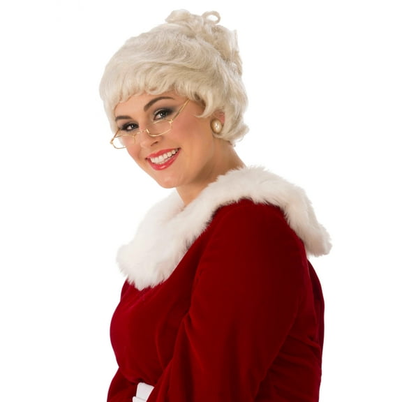 Womens Deluxe Mrs. Claus Wig
