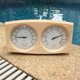 thumbnail image 2 of Sauna Thermo-hygrometer Hygrometer Wooden Thermometer Sauna Accessories Unique Table Sauna Humidity Thermometer, 2 of 4