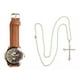 thumbnail image 2 of Reloj Hombre, Cadena Y Cruz Set De Con Estuche Color De La Correa Café Oscuro, 2 of 5
