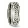 thumbnail image 5 of Titanium Polished w/Grey Carbon Fiber Inlay 8mm Band, 5 of 11