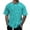 Sky Blue, variant on Mens Graphic T-Shirts Short Sleeve 3D Print Crewneck Stylish Loose Summer Tee Army Green L