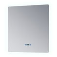 thumbnail image 3 of Lexora Home Lugano 30" x 32" LED Mirror with Defogger, 3 of 6