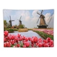 thumbnail image 5 of JRXY Netherlands Tulips Art Hanging Tapestry - Soft and Lightweight Painting, 5 of 6