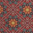 thumbnail image 4 of RSH Décor Indoor Outdoor 7 Piece Tufted Wicker Cushion Set + Pillows, Standard, Red + Medlo Sonoma, 4 of 6