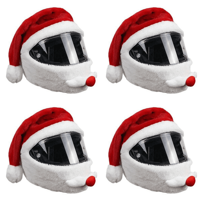 Funda para Navidad Cascos Elásticos Personalizados Felpa Fiestas Al Aire Libre