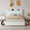 White, variant on ANPOO LED Queen Bed Frame with Power Outlet & 2 Drawers, Upholstered PU Leather Platform Bed with Diamond Tufted Storage Headboard&Footboard, No Box Spring Needed, Noise Free, Pink