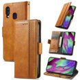 thumbnail image 1 of Case for Samsung Galaxy A40 Cover Leather Wallet Folio Case Book Design Flip Magnetic Closure - Yellow, 1 of 5