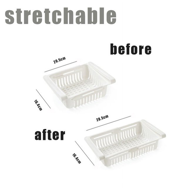 Fridge Organizer Storage Box Refrigerator Drawer Plastic Storage Container Shelf Fruit Egg Food Storage Box Kitchen Accessories
