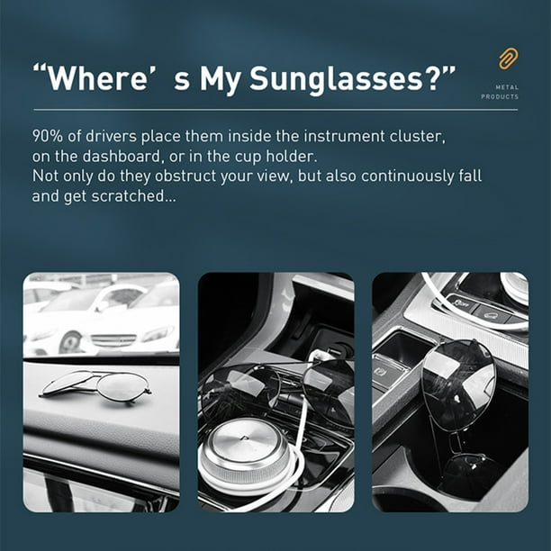 Carpeta De Identificación Baseus Car Sun Visor Gafas de sol Clip Titular de la tarjeta de recibo Auto Interior Organizer Sywqhk Accesorios para autos y motos