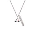 thumbnail image 2 of Delight Jewelry Silvertone Ambulance with Cross Silvertone Forever Bar Charm Necklace, 23", 2 of 4