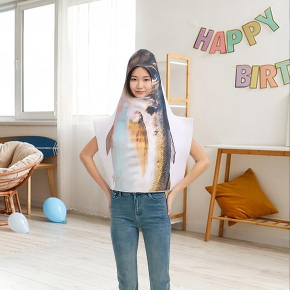 Disfraz de pescado , cómodo disfraz de cosplay para adultos para festivales y juegos de simulación.