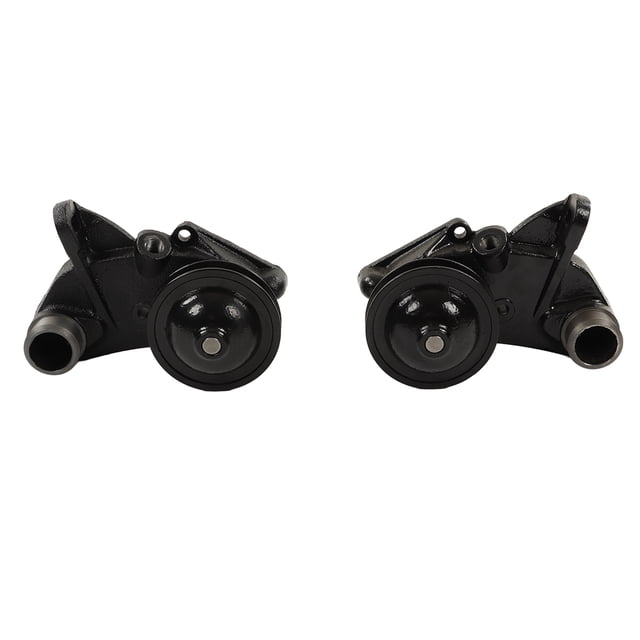 Flathead Water Pump, Engine Water Pump 2PCS Efficient Nickel Cast Iron for Vehicle