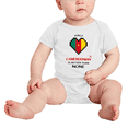 thumbnail image 2 of Half Cameroonian Is Better Than None Baby Bodysuits Newborn Clothes (White, 18-24 Months), 2 of 5