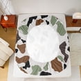 thumbnail image 5 of jejeloiu Retro Mallard Camouflage Twin Sheet Sets,Military Style Bedding For Men Women 3 Pieces, 5 of 7
