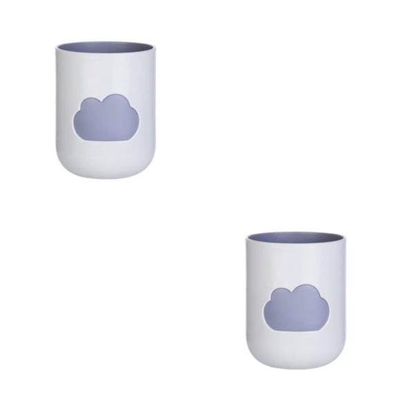 Billuyoard Taza de enjuague bucal Lovely Nordic Simple Clouds, tazas de portátiles multiusos, soporte para de con Type1 NO1
