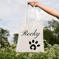 thumbnail image 5 of Personalized Pet Canvas Tote Bag with Pet Photo,Dog Cat Toys Bag,Customized Canvas Bag for Pet Lovers Gift, 5 of 7