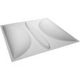 thumbnail image 6 of Ekena Millwork 19 5/8"W x 19 5/8"H Saturn EnduraWall Decorative 3D Wall Panel (12-Pack for 32.1 Sq. Ft.), 6 of 12
