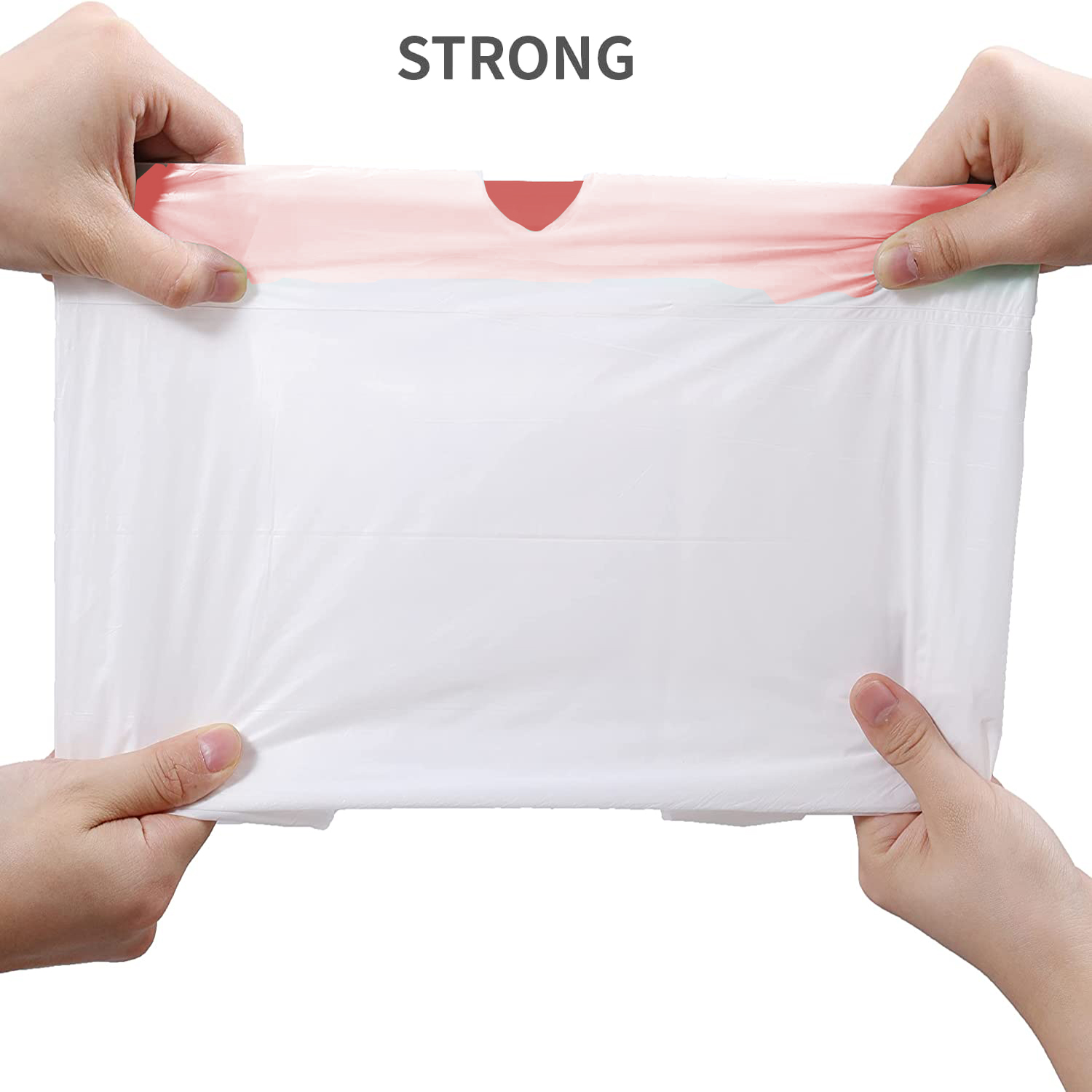 BEIDOU-PAC 13 Gallon Trash Bags, White, 200 Count photo 8