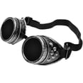 thumbnail image 2 of C.F.GOGGLE Steampunk Goggles Round Gothic Retro Sunglasses Victorian Role Playing Props, 2 of 8