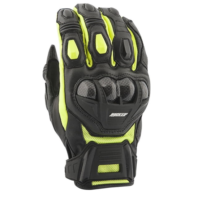 Guantes De Piel Para Moto Joe Rocket Blaster Sr Neón amarillo M