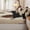 Beige Brown, variant on Erosebridal Bold Contrast Cowhide Print Zipper Twin Comforter Sets with Fitted Sheet and 2 Pillowcases,Chunky Furry Patch Accent Zipper Bedding Set,Black White,4-Piece,Black Reversible