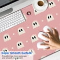 thumbnail image 2 of Long Mouse Pads for Desk,Pink Halloween Ghosts Desk Mats on Top Of Desks, Desk Mouse Pad Extra Large with 3mm Non-Slip Base and Stitched Edge for Gaming,Office,Work,Home 47.3x23.6in, 2 of 5