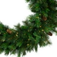 thumbnail image 5 of Northlight 48" Prelit Royal Oregon Pine Artificial Christmas Wreath - Clear Lights, 5 of 6